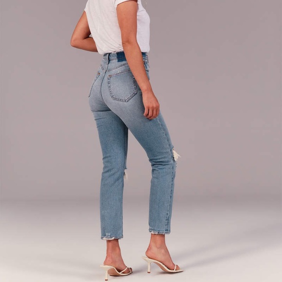 Ultra High Rise Ankle Straight Jeans - Picture 7 of 8